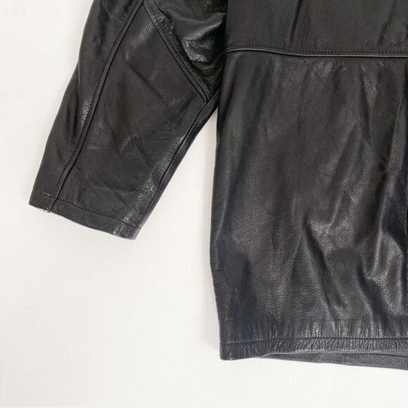 Wilson’s Leather M.Julian Black Leather Jacket Large - Picture 3 of 9